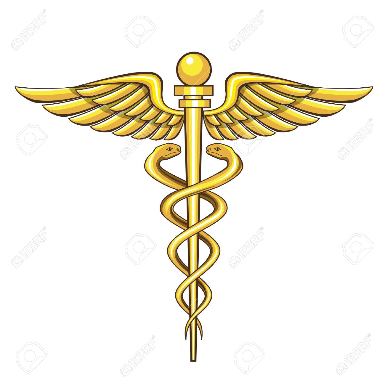 Caduceus Medical Symbol Free Download Clip Art.