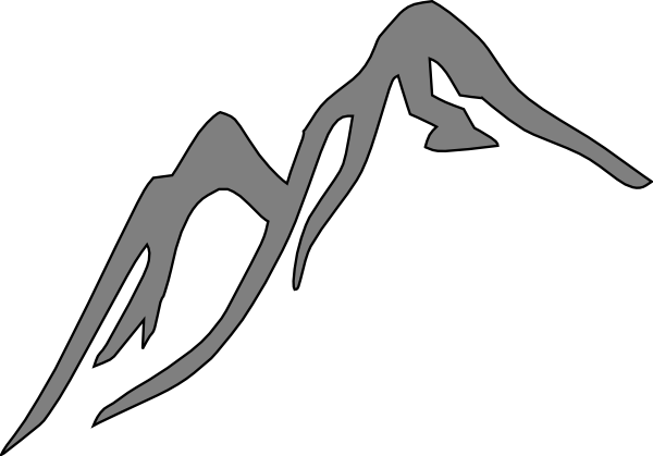 silhouette car on mountain clipart - Clipground