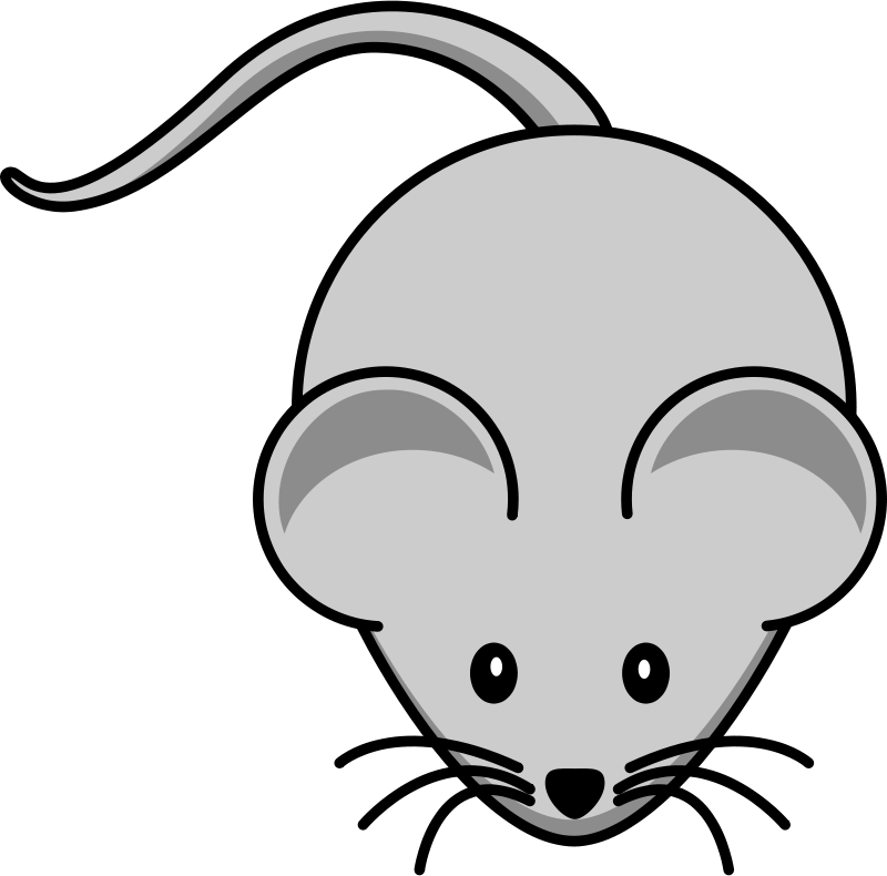 Free Clipart: Simple cartoon mouse.