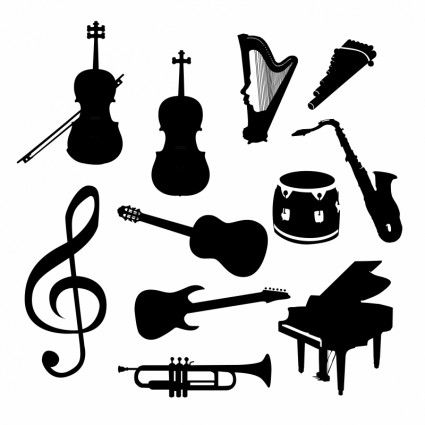 Vector Music Instruments.