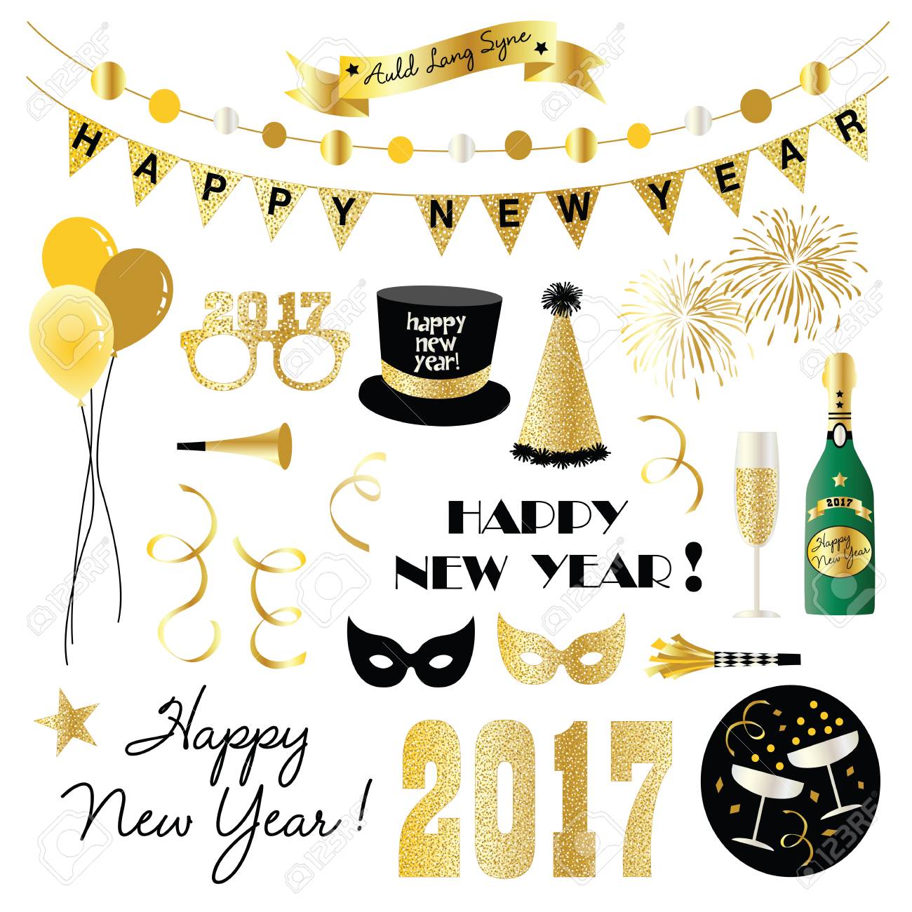 new years eve clipart.