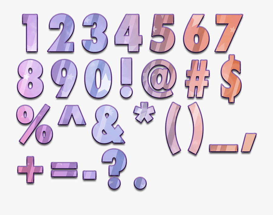 Transparent Free Clipart Letters And Numbers.