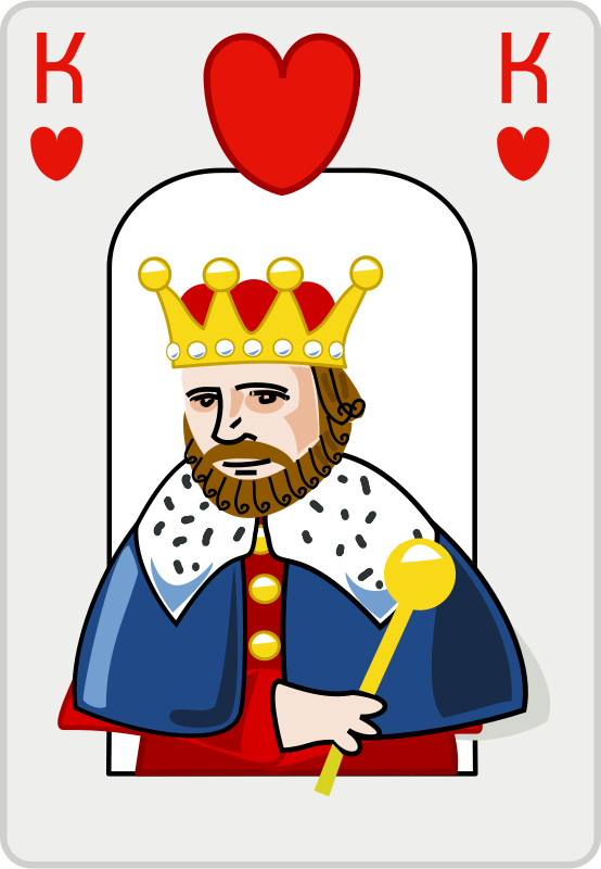 Free Clipart: King of hearts.
