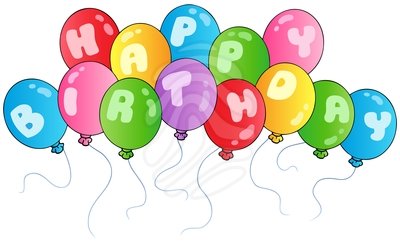 5729 Balloons free clipart.