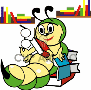 Free Clip Art Children Reading Books.