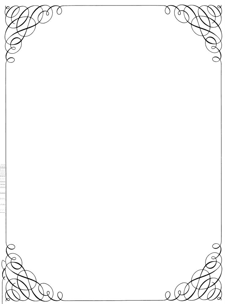 free line borders clip art - Clipground