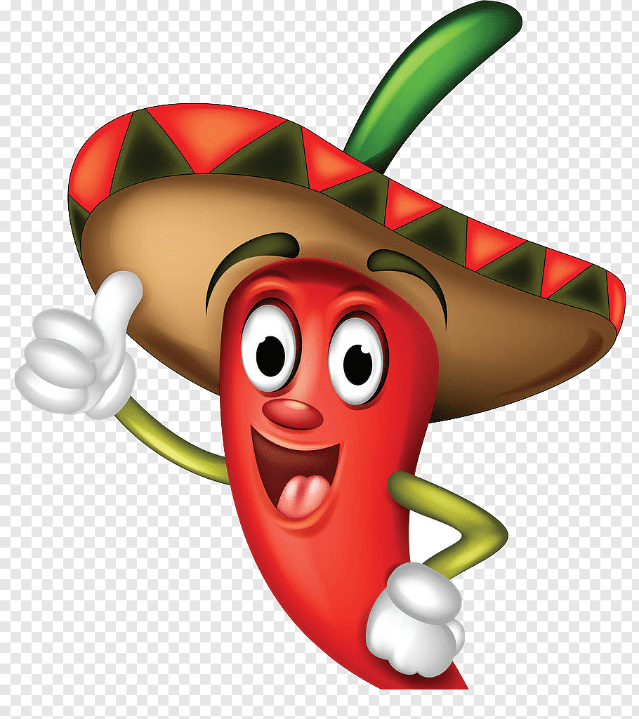 Chili pepper illustration, Chili con carne Mexican cuisine.