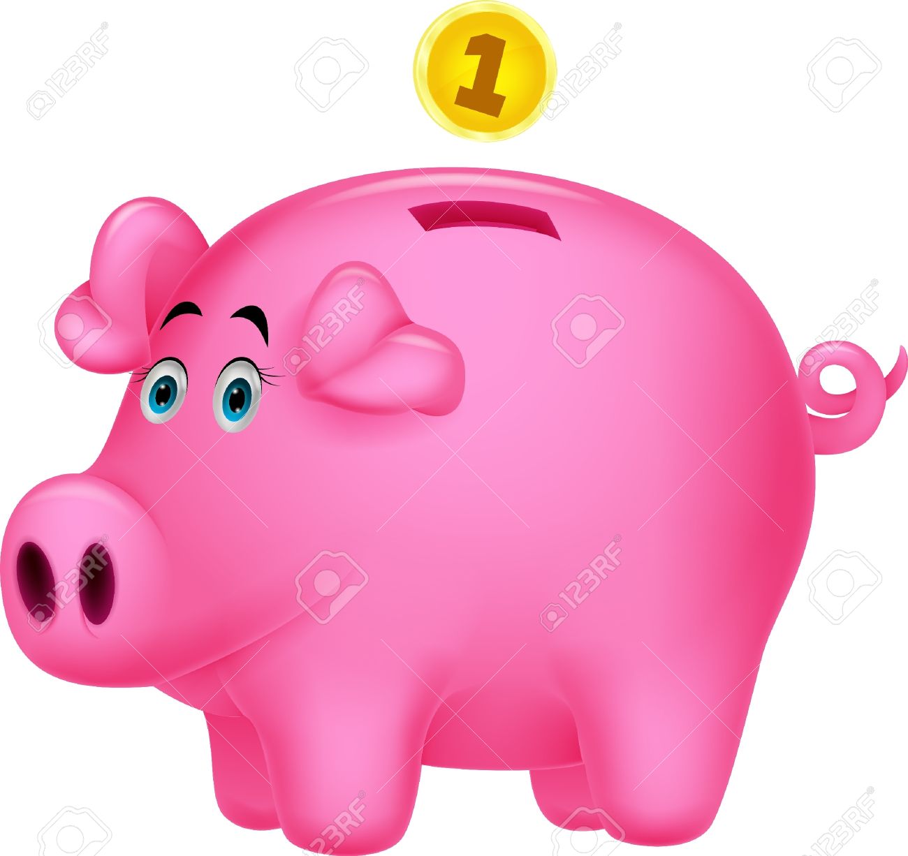 Free clipart of piggy bank 7 » Clipart Station.