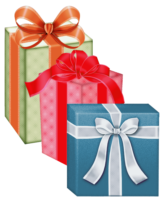 Presents Boxes PNG Clipart.