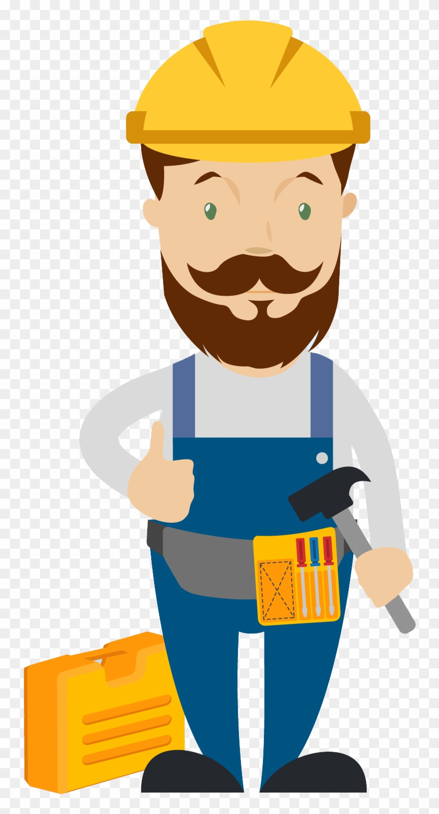 Graphic Free Stock Carpenter Clipart Skilled Worker.