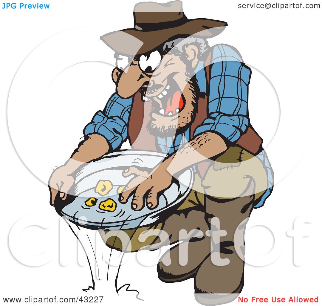 gold miner clipart.