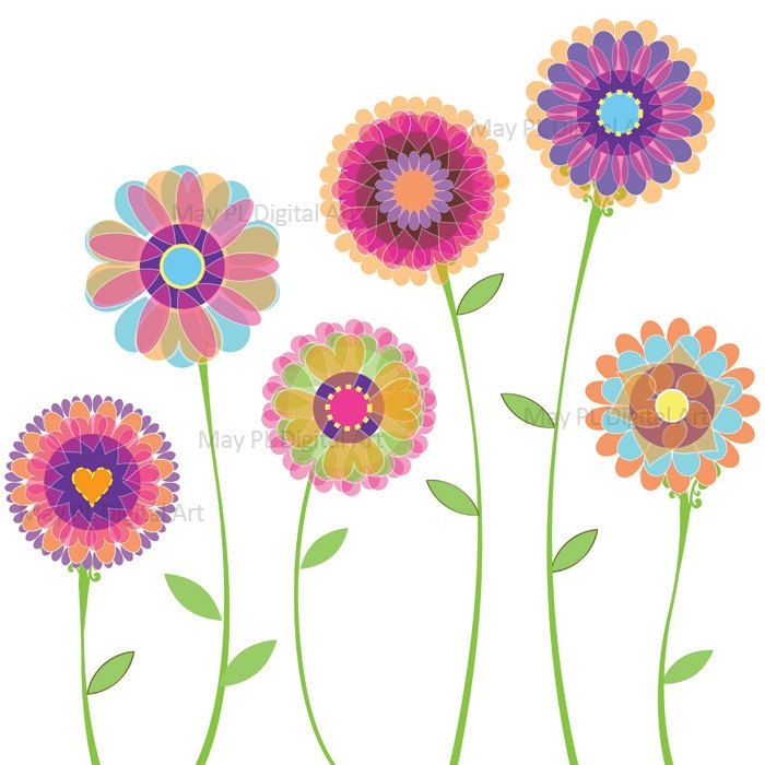 Free Clipart Spring Flowers Spring Flowers Clipart Pink.