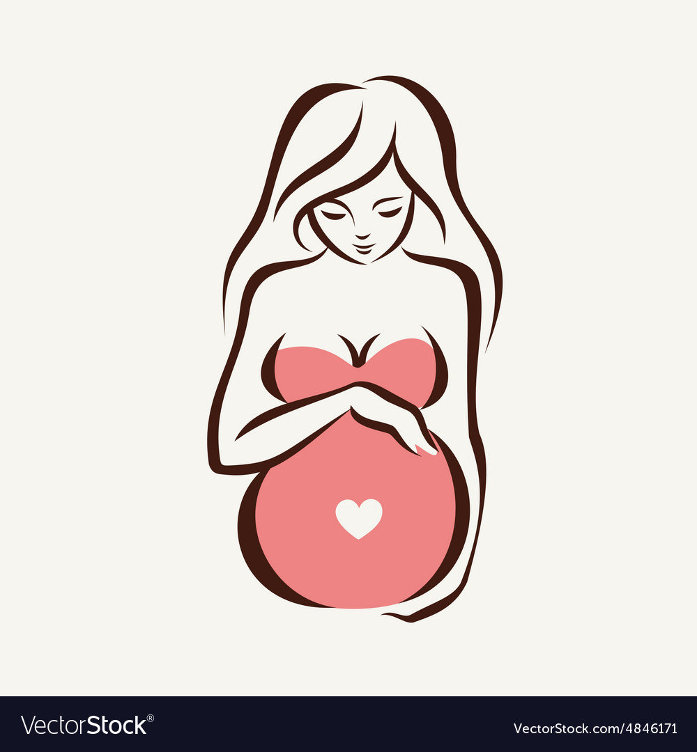 free clipart pregnant woman silhouette 10 Cliparts