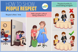 Showing Respect Clipart.