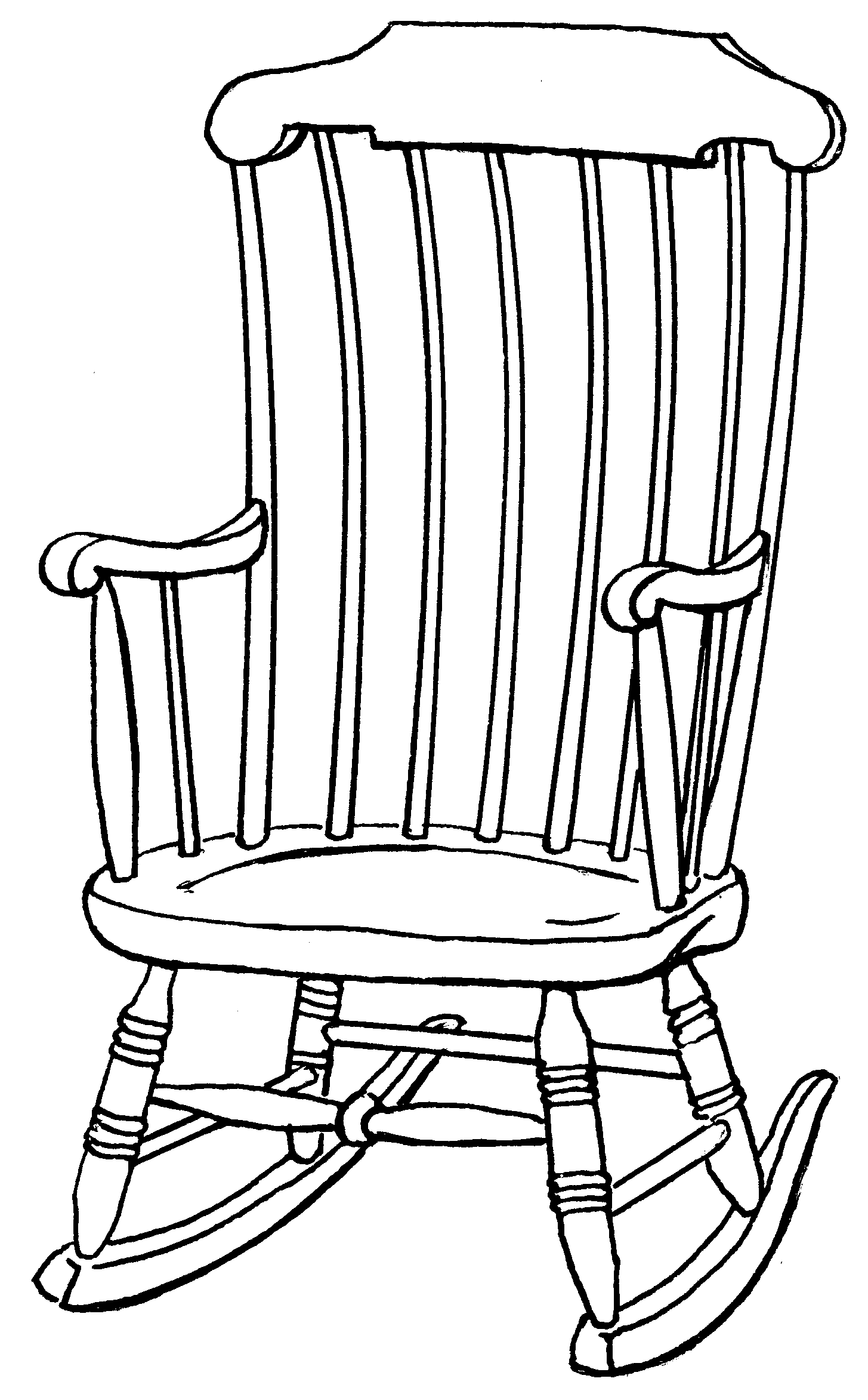 Clipart rocking chair.