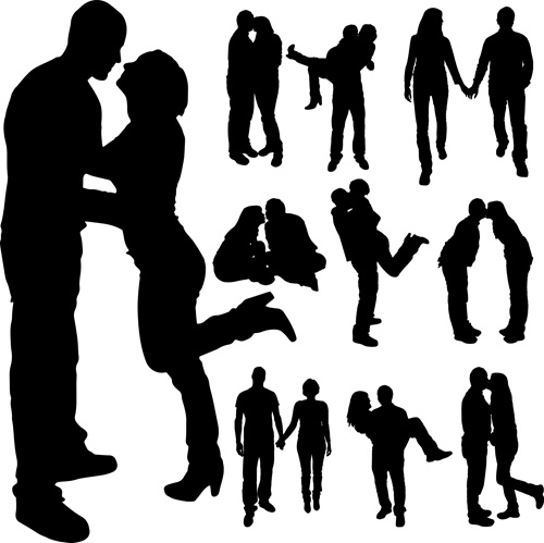 Download silhouette men women clipart 20 free Cliparts | Download ...