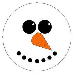 free snowman face clipart black and white.
