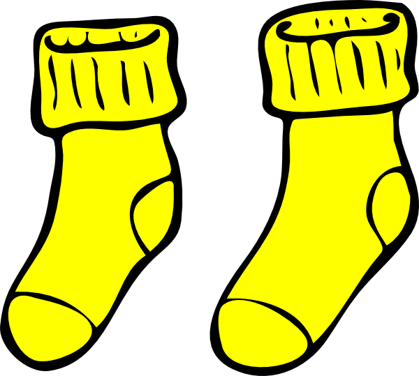 1834 Socks free clipart.
