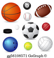 Sports Balls Clip Art.