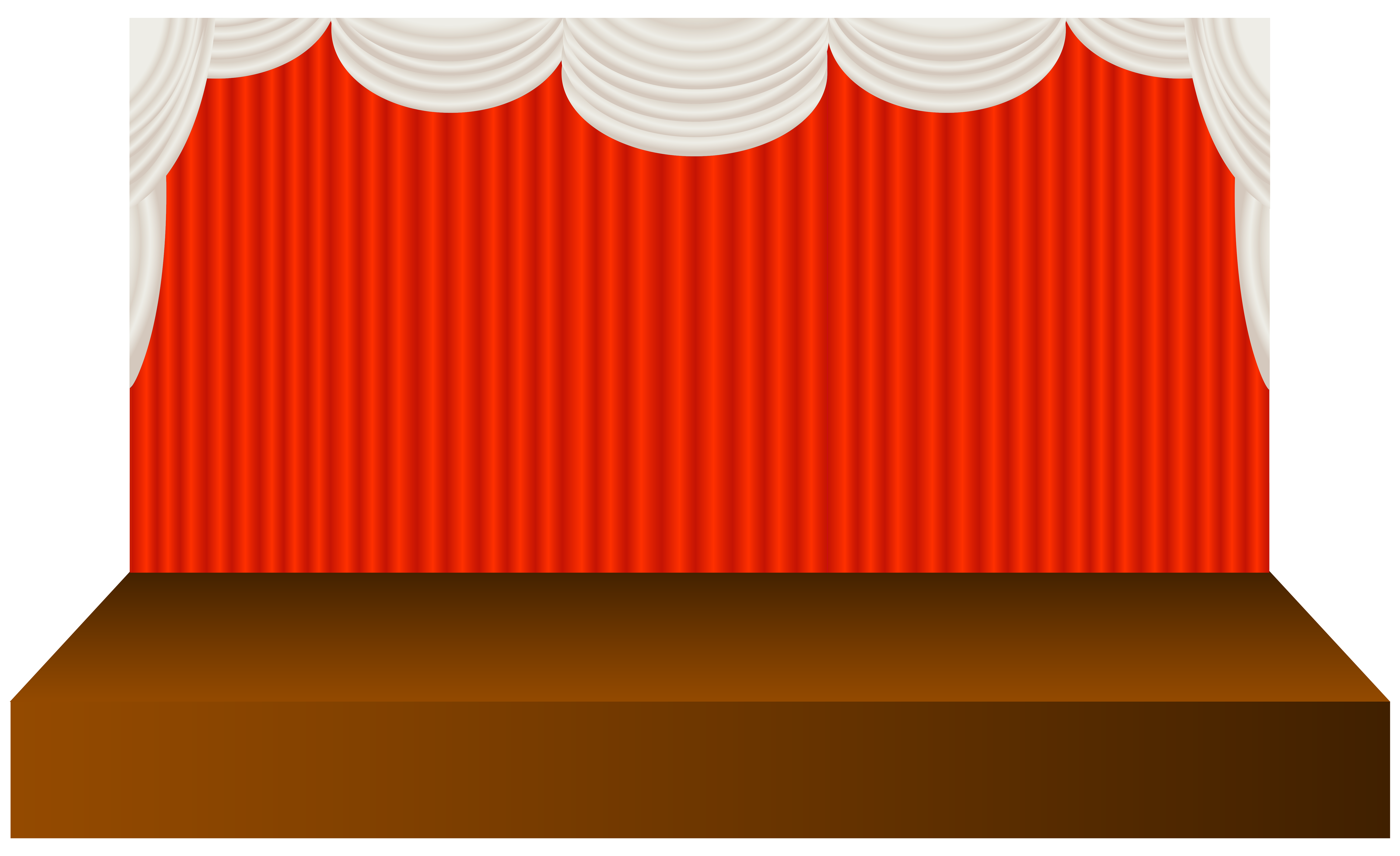 Stage PNG Transparent Clip Art Image.