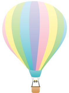 Hot Air Balloons Clip Art, Digital Balloons ClipArt for.