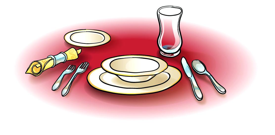Free table setting clipart 4 » Clipart Station.