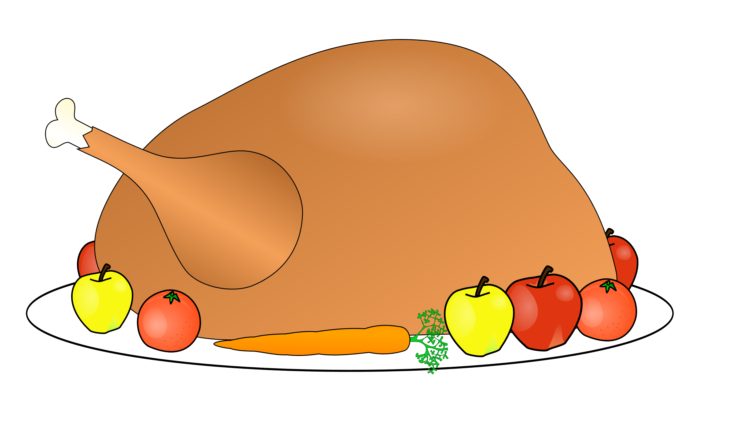 Turkey Clipart Dinner.