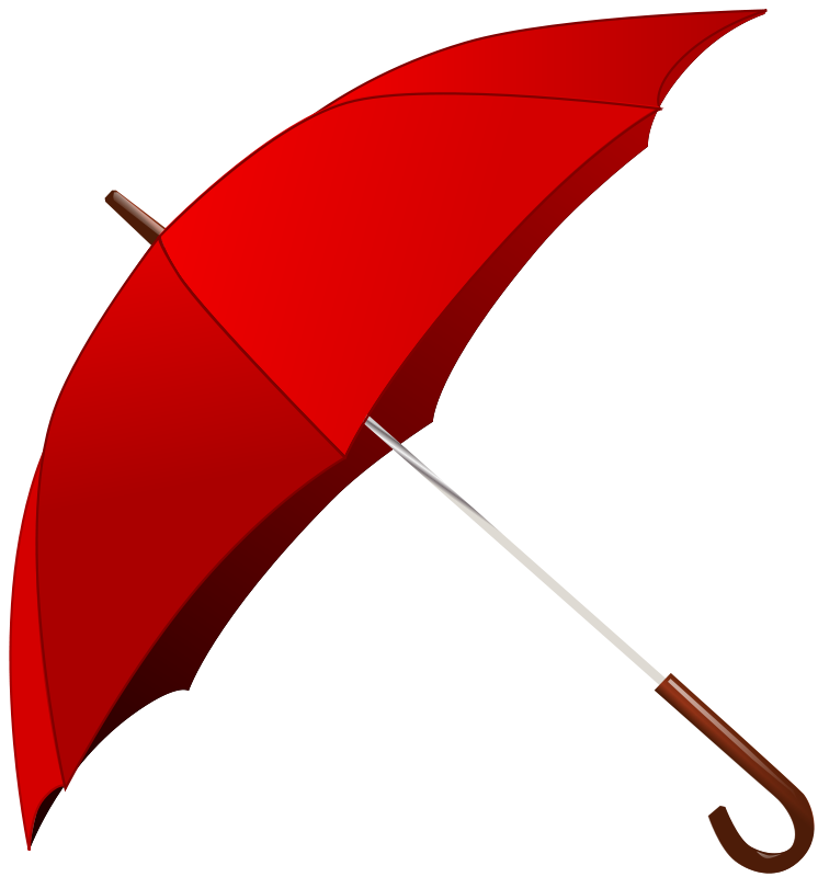 Red Closed Umbrella.