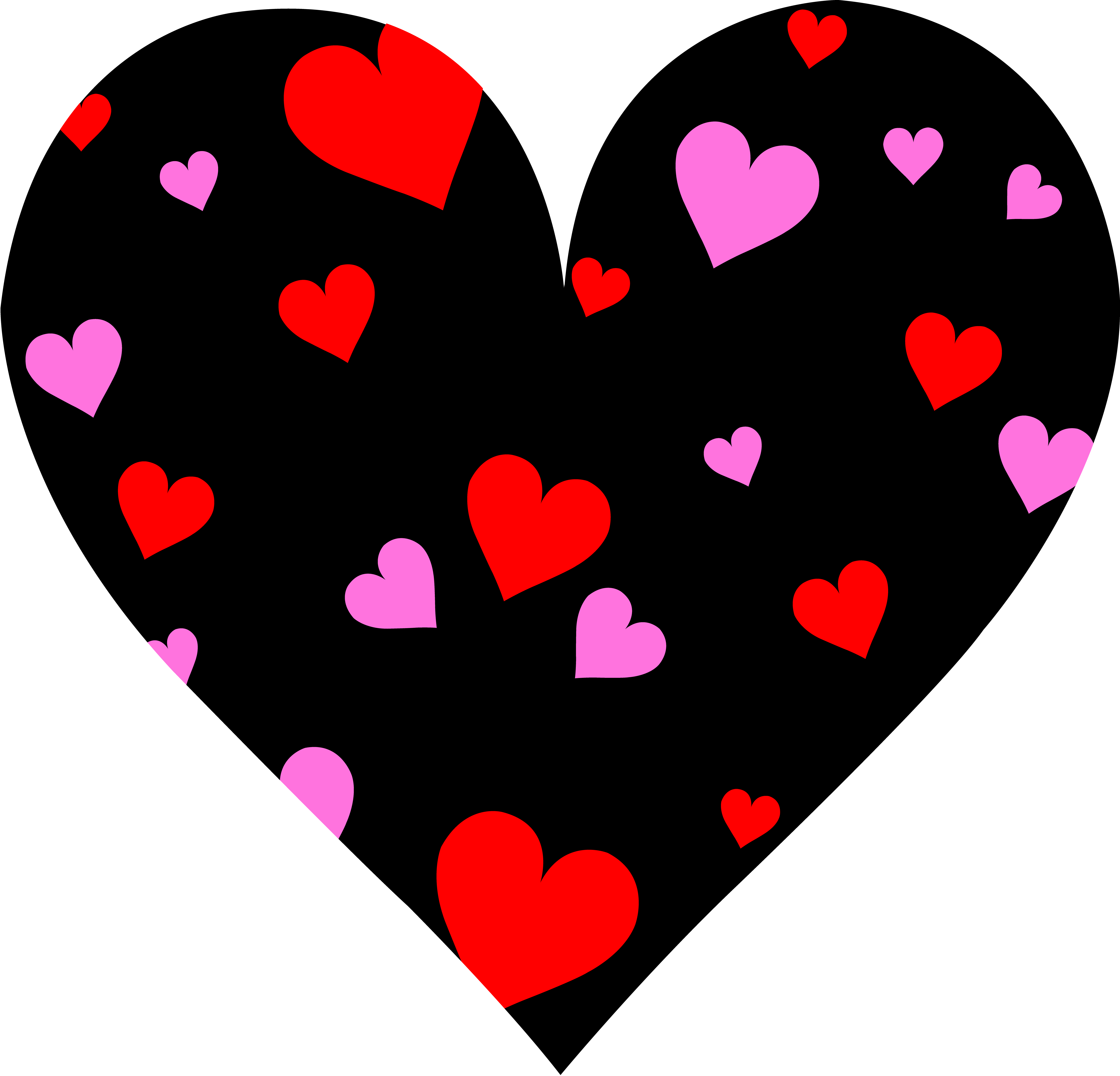 Cute Patterned Valentines Day Heart Free clipart free image.