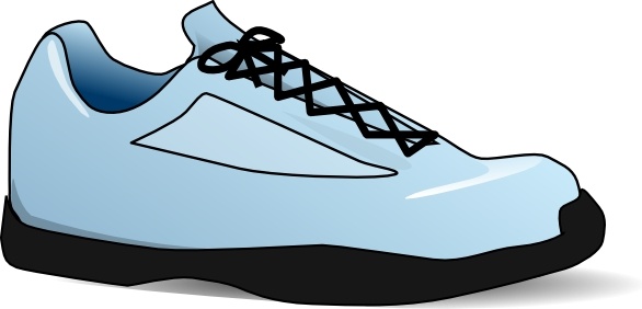 Tennis Shoe clip art Free vector in Open office drawing svg ( .svg.