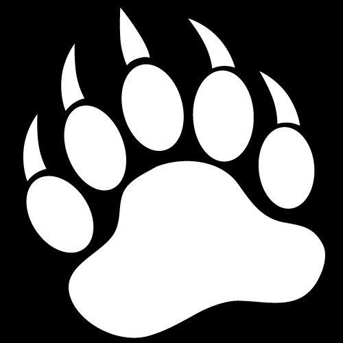 free clipart wolverine paw print - Clipground