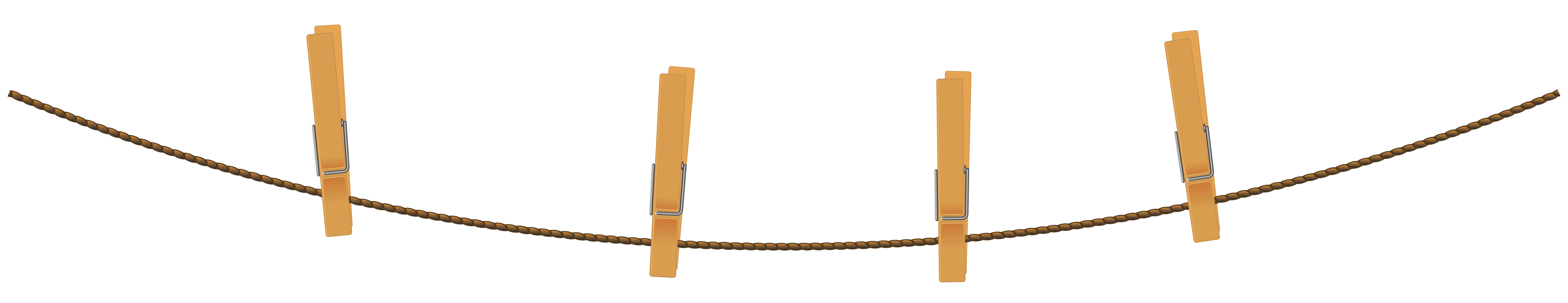 Clothespin Line PNG Clip Art Image.