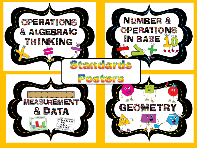 Common Core Math Clipart.