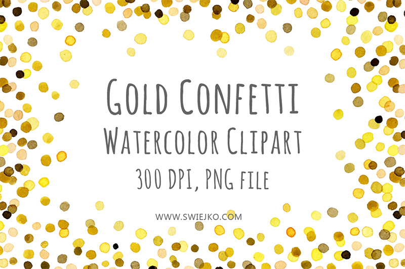 Free Gold Confetti Cliparts, Download Free Clip Art, Free Clip Art.