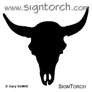 184 Cow Skull free clipart.
