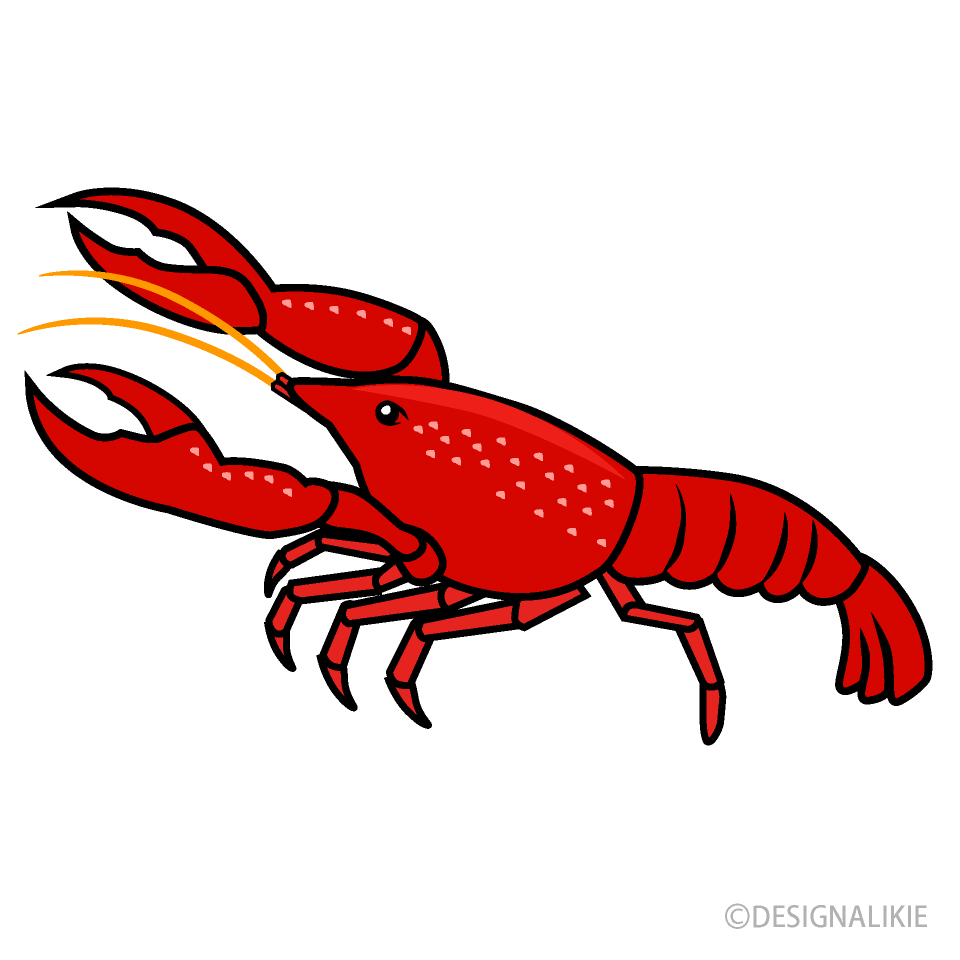 Free Crawfish Clipart Image｜Illustoon.