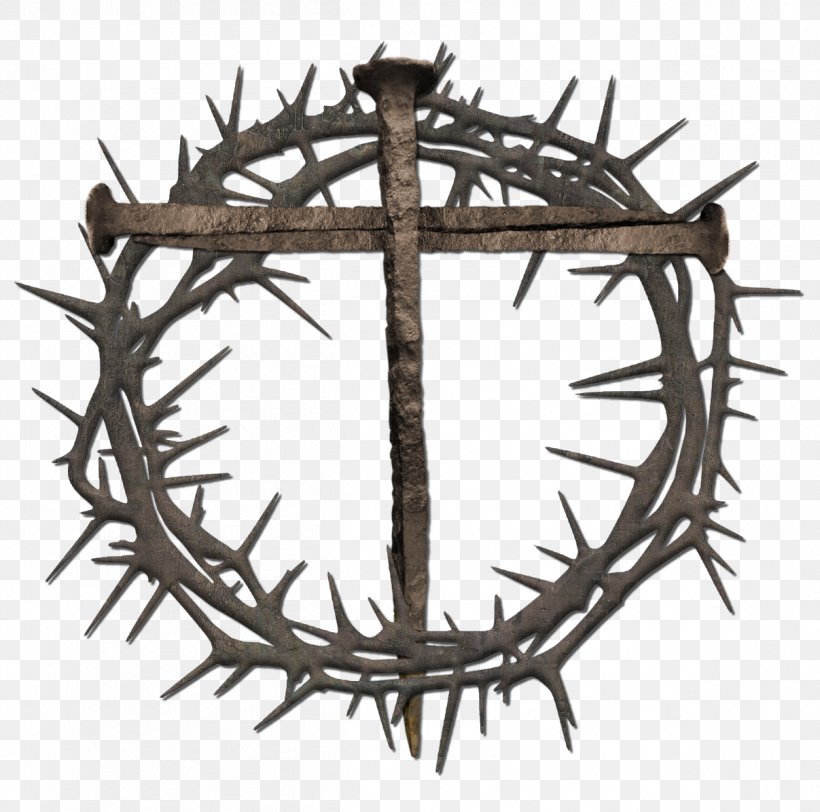 Crown Of Thorns Christian Cross Christian Symbolism Clip Art.