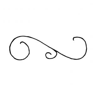 Free Clip Art Black Background With White Curly Cues Cliparts.