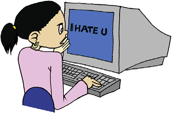 Bullying clipart computer, Bullying computer Transparent.