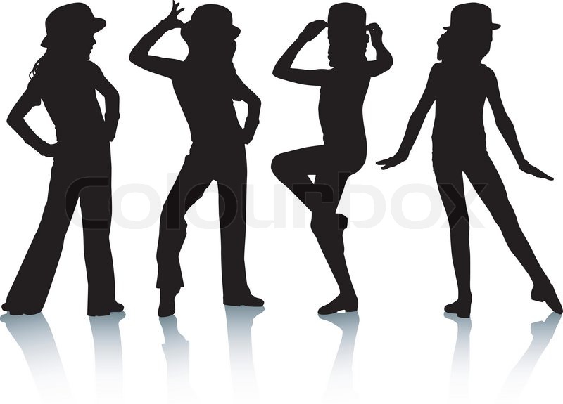 Dance Team Clipart Black And White.