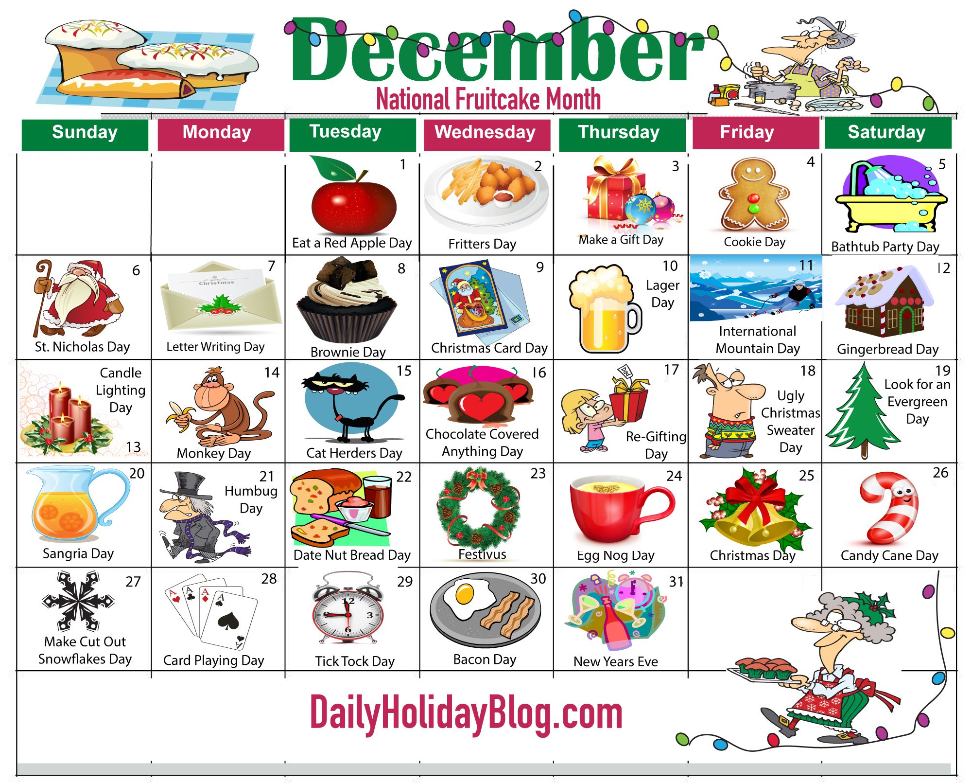 Free December Calendar Clipart 10 Free Cliparts Download Images On