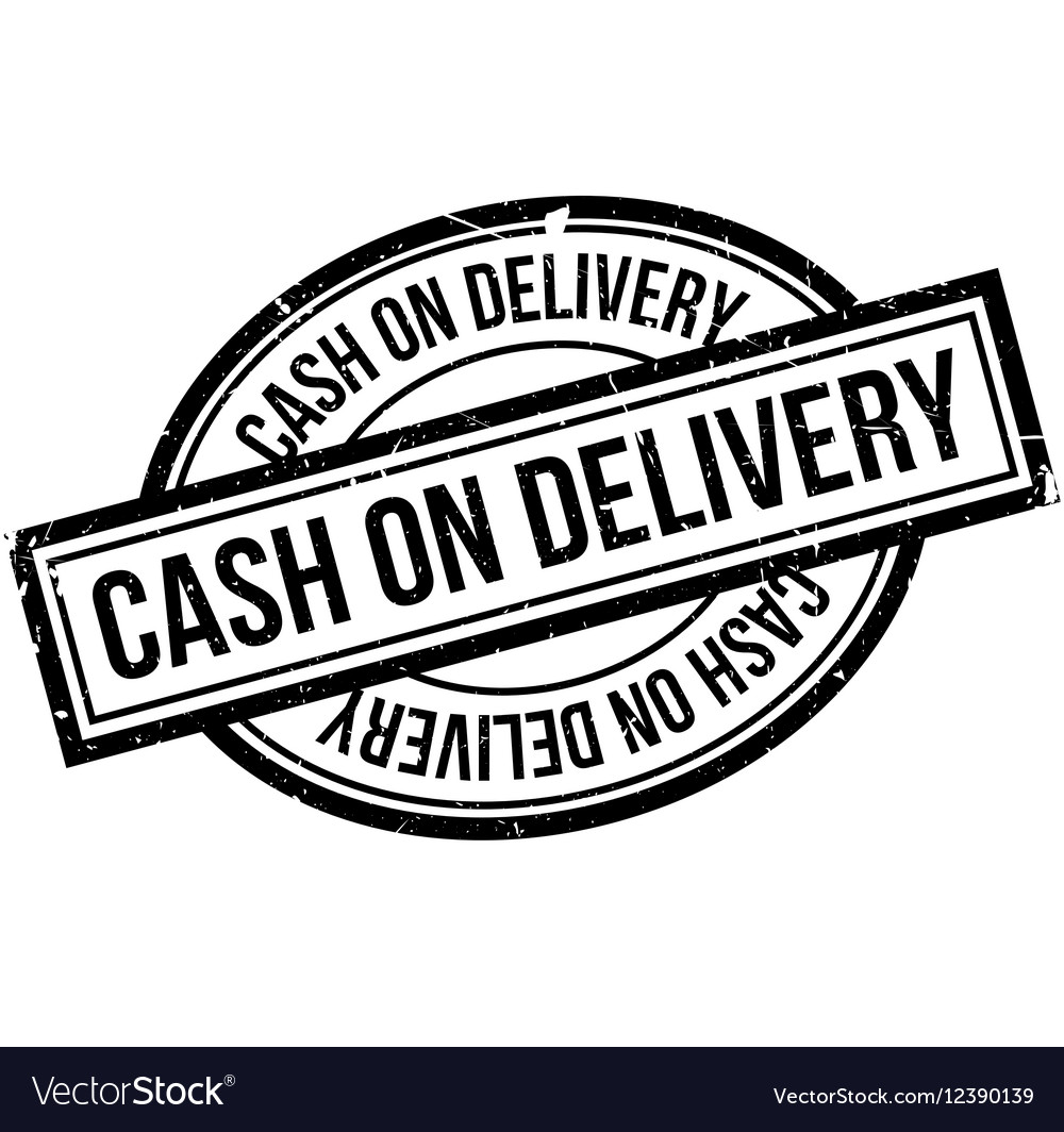 Good shop. Cash on delivery logo. Delivery stamp.