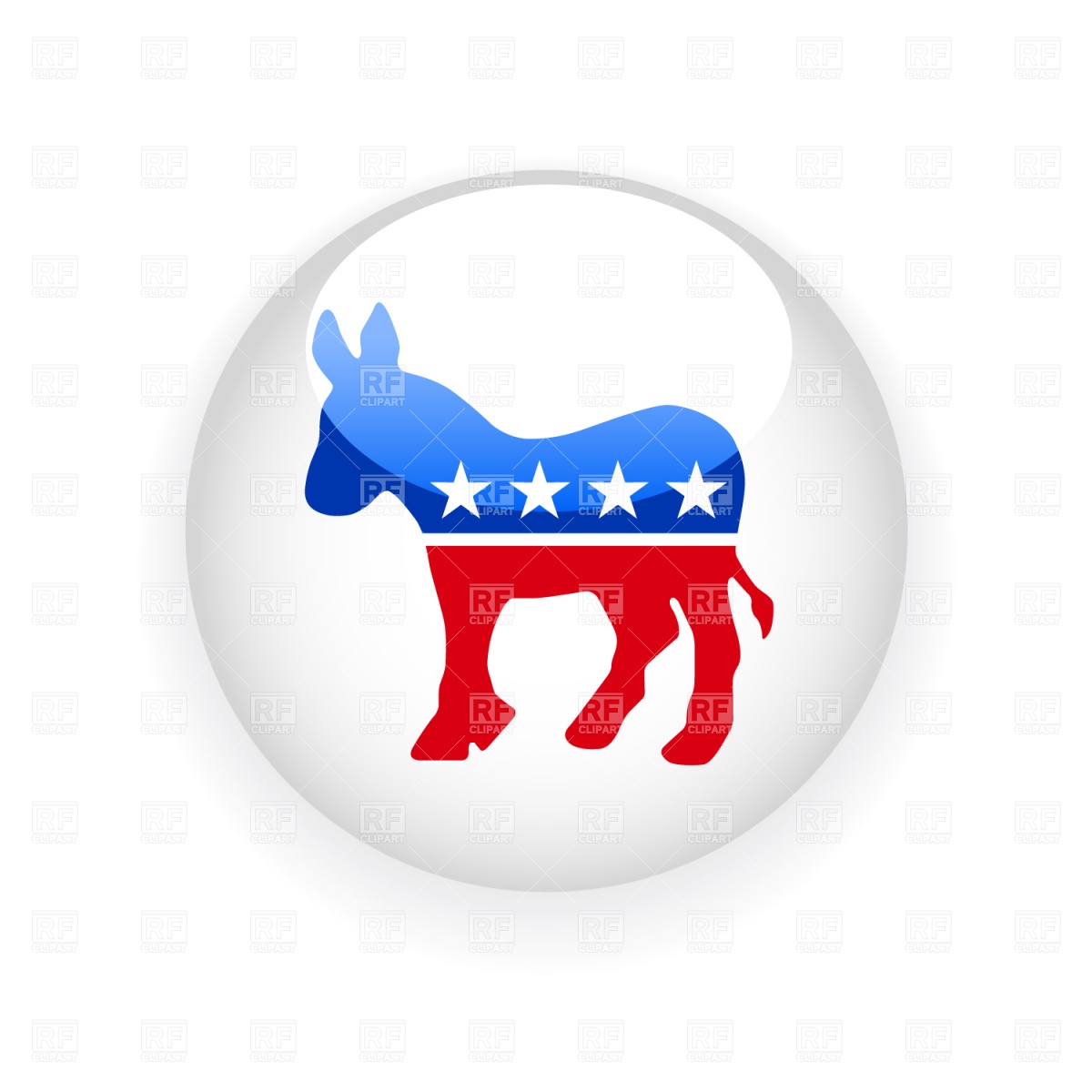 Democratic Party Donkey Clipart.
