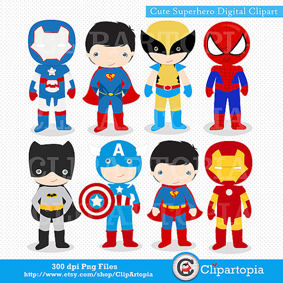 Free Superhero Clipart Downloads.