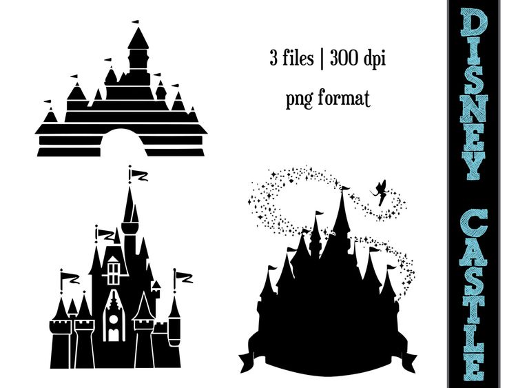 Download walt disney world castle clipart silhouette 20 free ...