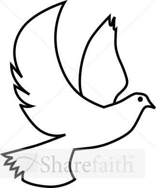 Free dove clipart black and white » Clipart Station.