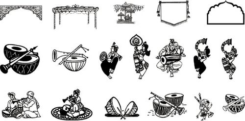 Hindu Wedding Clipart Fonts Free Download ClipartXtras.