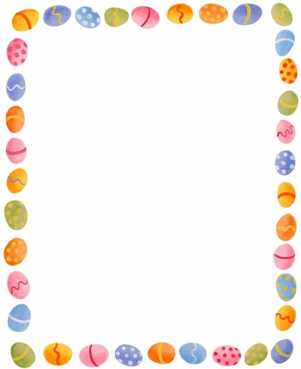 Egg Border Clipart.