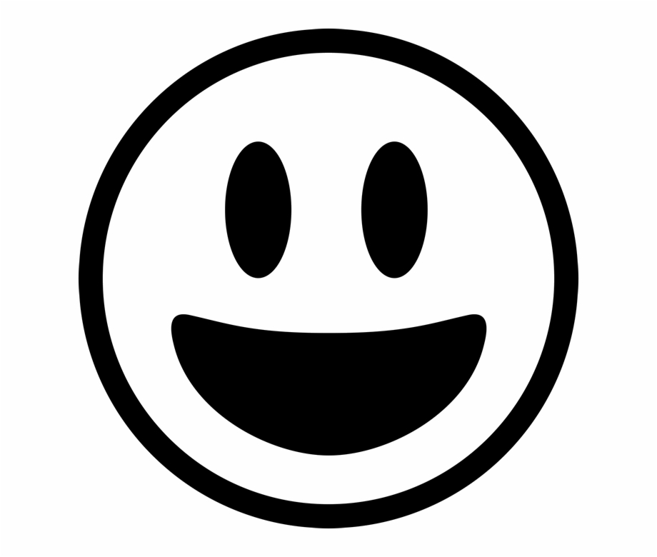 Emoji Clip Art Black And White