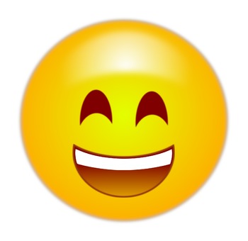 happy emoticon / emoji.